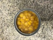 Corazón entero de China Tin Can Processed Sweet Corn empaquetado al vacío
